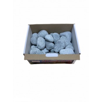 Камень Жадеит шлифованный 10 кг коробка для бани