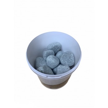 Камень Жадеит шлифованный 20 кг средняя фракция для бани