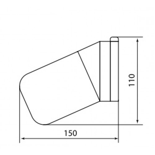 Светильник линдер угловой для бани и сауны