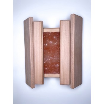 Абажур 1 плитка гималайской соли угловой ольха для бани и сауны