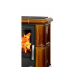 Кафельная печь-камин ABX Bavaria KI (кафельный цоколь, вставка комбо, допуск воздуха извне)