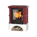 Кафельная печь-камин ABX Bavaria KI (вставка комбо, прямой цоколь, допуск воздуха извне)