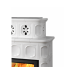 Кафельная печь-камин ABX Karelie P OX (белый цоколь)