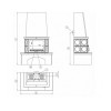 Кафельная печь-камин ABX Lombardie