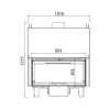 Каминная топка Axis KW100 Simple Face BG1