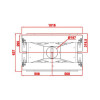 Каминная топка Axis KW 100 double face