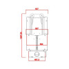 Каминная топка Axis KW 100 double face