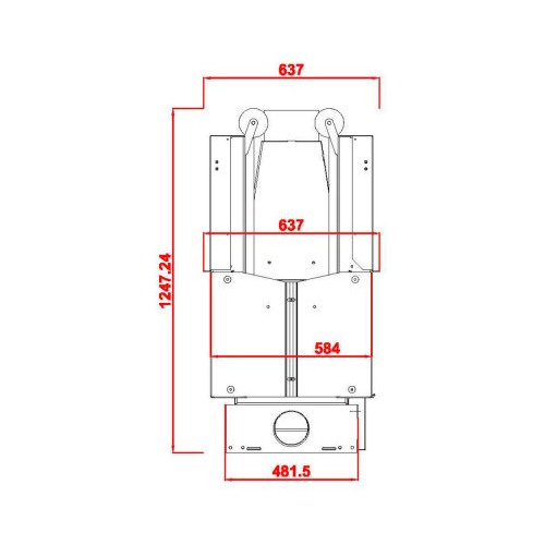 Каминная топка Axis KW 100 double face