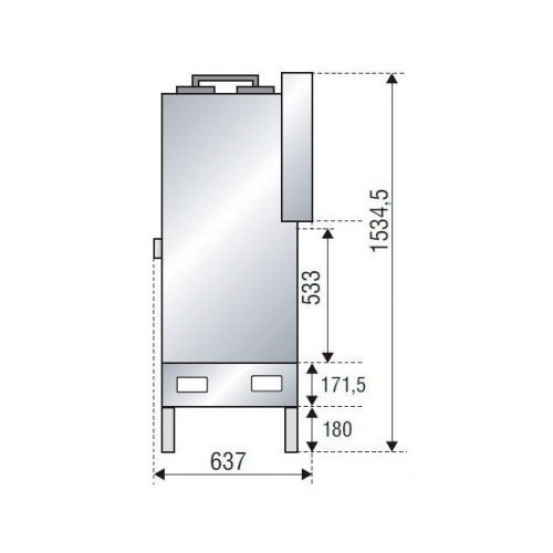 Каминная топка Axis F 1000 simple face