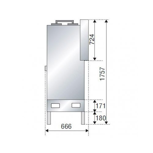 Каминная топка Axis F 1200 simple face BN2