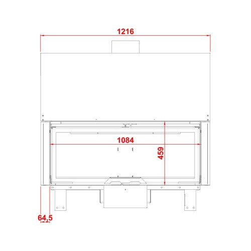 Каминная топка Axis KW120 Simple Face