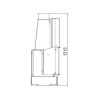 Каминная топка Axis KW80 Simple Face BN1