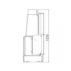 Каминная топка Axis KW120 Simple Face BN1