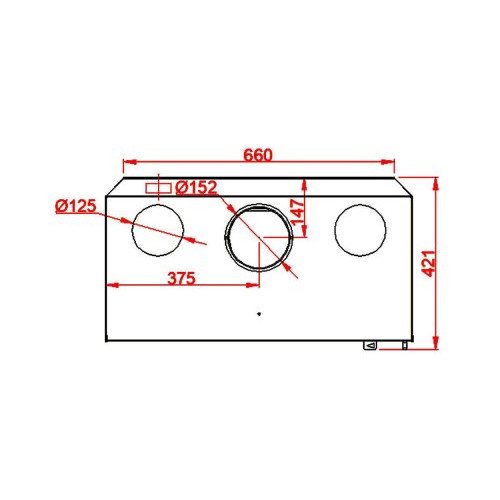 Каминная топка Axis Insert 750