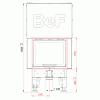 Топка BeF THERM V6, гильотина, рамка черная