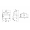 Топка DEFRO HOME INTRA ME BP, 13 кВт, 907/535/482мм, угловое стекло справа