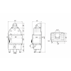 Топка DEFRO HOME INTRA SM BP MINI, 10кВт, 667/465/412мм, угловое стекло справа