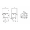 Топка DEFRO HOME INTRA XSM BL MINI G, 8 кВт, 519/478/430мм, угловое стекло слева, гильотина