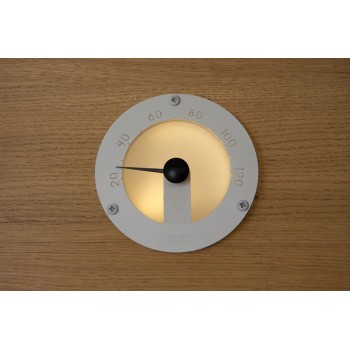 Термометр с подсветкой Cariitti (до 120°C), белый для бань и саун
