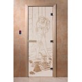 Дверь Дженифер сатин  с рисунком