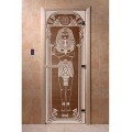 Дверь Египет бронза  с рисунком