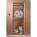 Дверь Лебединое озеро бронза  с рисунком