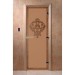 Дверь Версаче бронза матовая  с рисунком