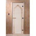 Дверь Арка сатин с рисунком