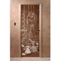 Дверь Дженифер бронза с рисунком