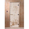 Дверь Дженифер сатин  с рисунком