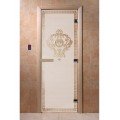 Дверь Версаче сатин  с рисунком