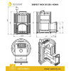 Печь для бани Эверест INOX 20 (205) Ковка (AISI 430)