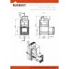 Печь для бани Эверест INOX 20 (280) под обкладку (AISI 430)