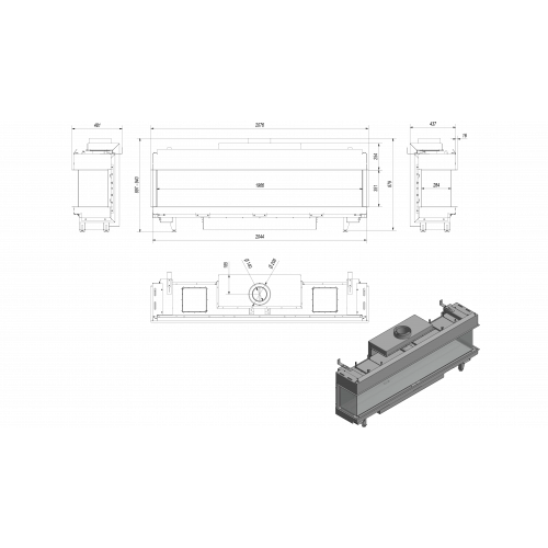 Газовая топка LEO/LP/200/G20 (магистральный газ) (17 кВт)