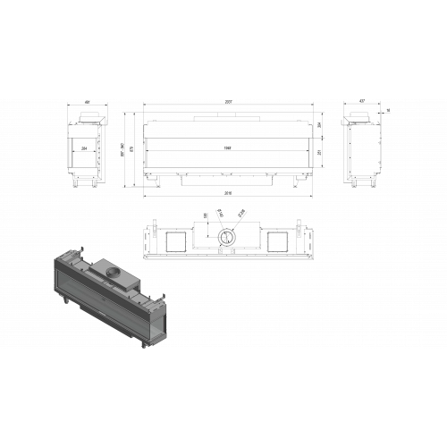 Газовая топка LEO/P/200/G20 (магистральный газ) (17 кВт)