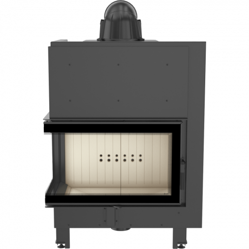 Каминная топка стальная MBO/L/BS/SG (гнутое стекло) (15 кВт)