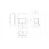 Каминная топка стальная MBO/PW/15/L/BS/W