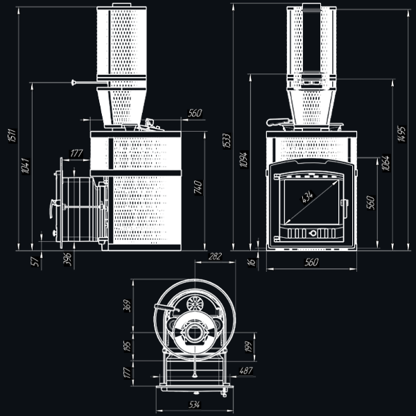 Авангард ЗК 25 (П2) Pro Ураган в круглой сетке Гефест (ТехноЛит)