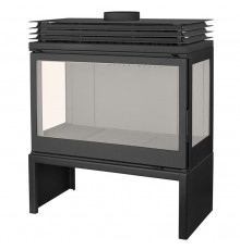 Печь LCI 9 GFLR Stove, два боковых стекла (Liseo Castiron)