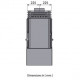 Печь LCI 9 GFLR Stove, два боковых стекла (Liseo Castiron)