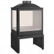 Печь LCI 5 GDFs Stove, двусторонняя, стекло слева (Liseo Castiron)