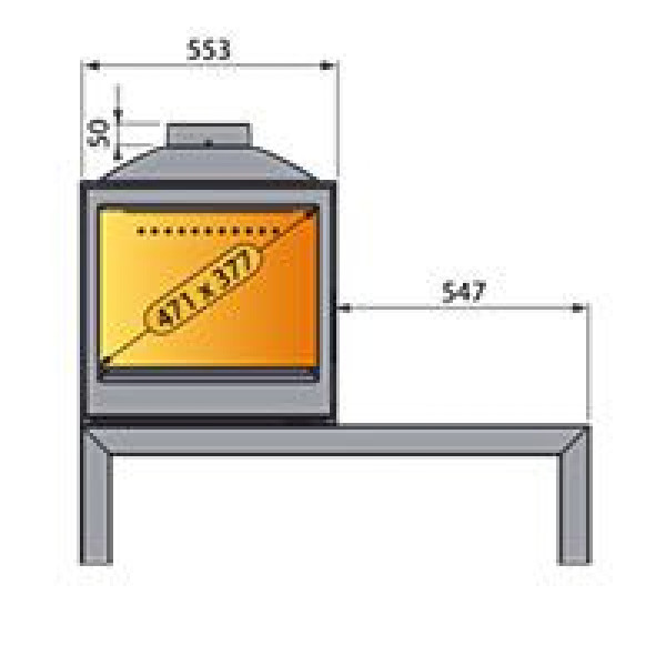 Печь LCI 5 GF Table (Liseo Castiron)