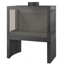 Печь LCI 7 GFLR Stove, два боковых стекла (Liseo Castiron)