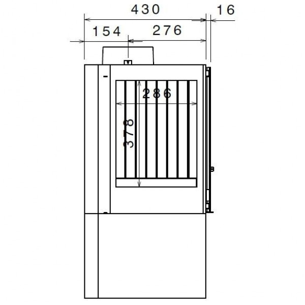 Печь LCI 7 GF Stove (Liseo Castiron)
