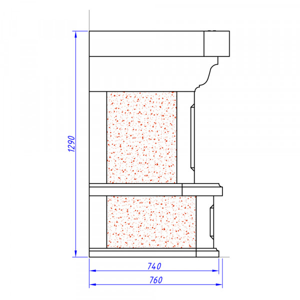 Облицовка Supra MARBELLA SR с деревянной балкой