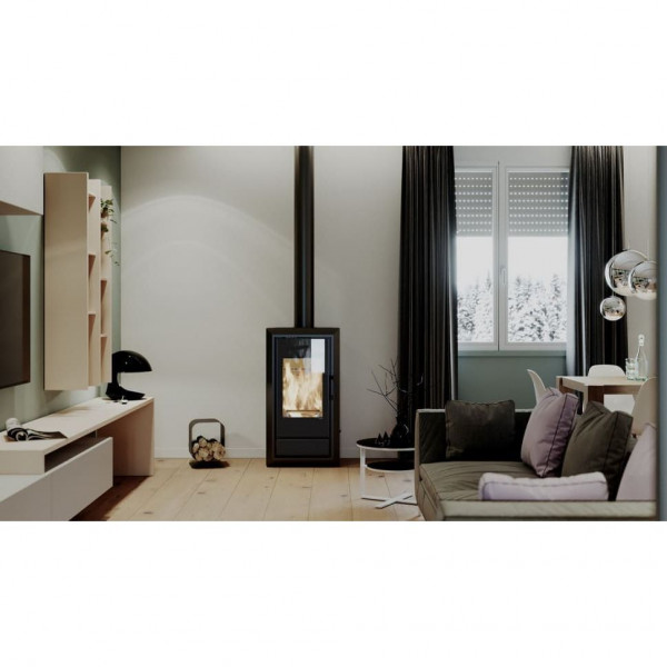 Печь камин DEFRO HOME IGNIS 9кВт золотая сталь