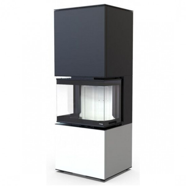 Печь камин DEFRO HOME INTRA XSM C VER COMPACT 1, 8 кВт белая сталь