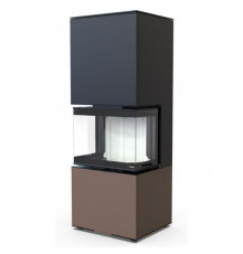 Печь камин DEFRO HOME INTRA XSM C VER COMPACT 1, 8 кВт коричневая сталь