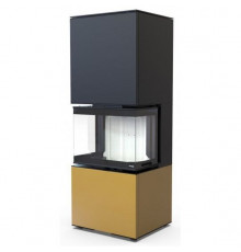 Печь камин DEFRO HOME INTRA XSM C VER COMPACT 1, 8 кВт золотая сталь