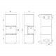 Печь камин DEFRO HOME INTRA XSM C VER COMPACT 1, 8 кВт золотая сталь